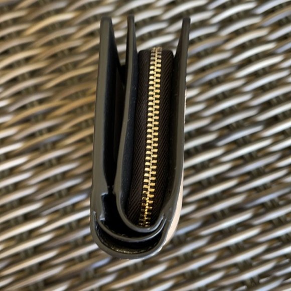 Kate Spade Staci Colorblock Medium Compact Bifold Wallet Warm Beige Multi - Picture 8 of 16